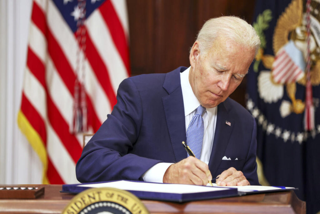 President Biden Enacts 50 Laws on Christmas Eve